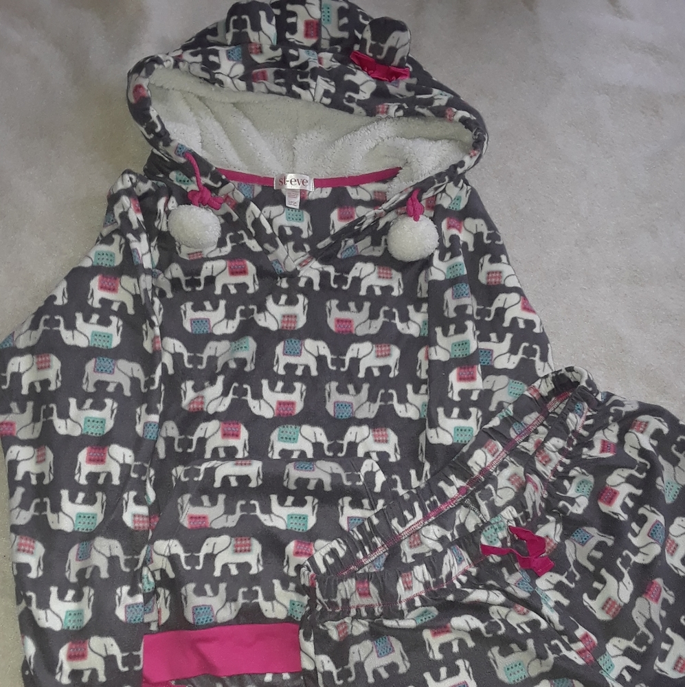 Cozy Elephant  PJ Short Set